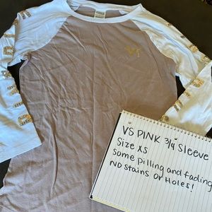 Victoria’s Secret PINK 3/4 sleeve